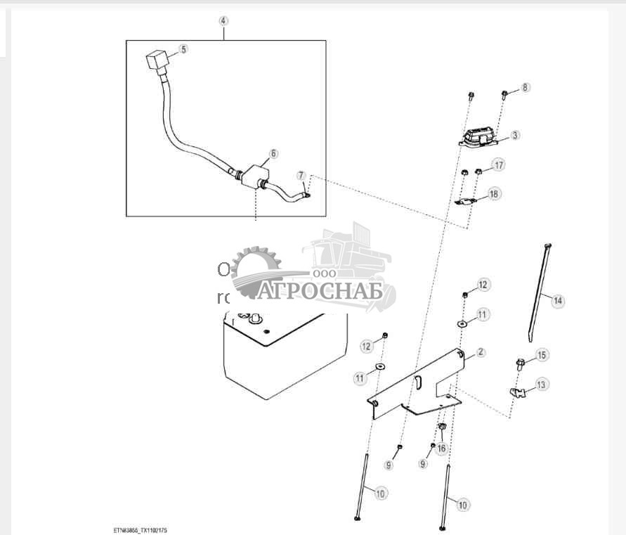 Одинарная аккумуляторная батарея с плавким предохранителем 